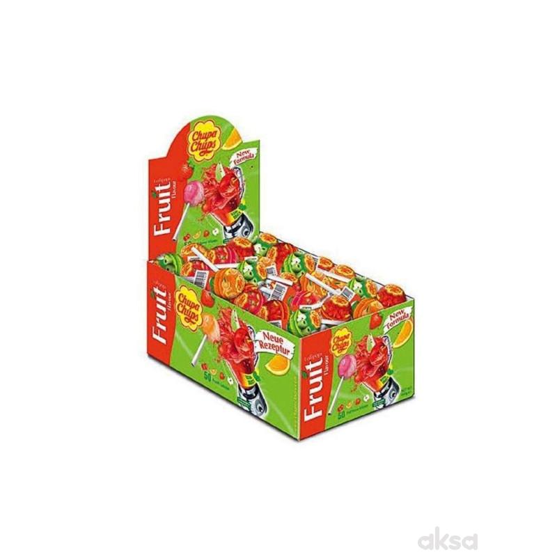 Chupa chups lizalica sa voćnom pulpom, vrteška 12g