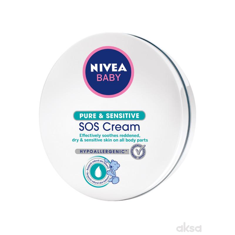 Nivea baby sos krema pure&sensitive 150ml 