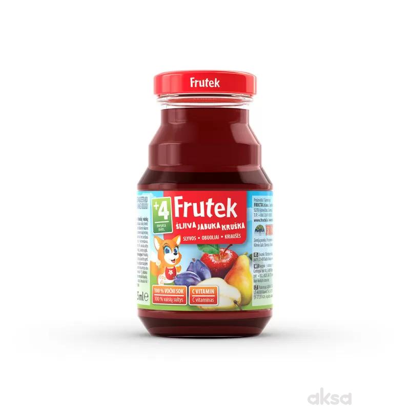 Frutek sok šljiva, jabuka i kruška 125ml