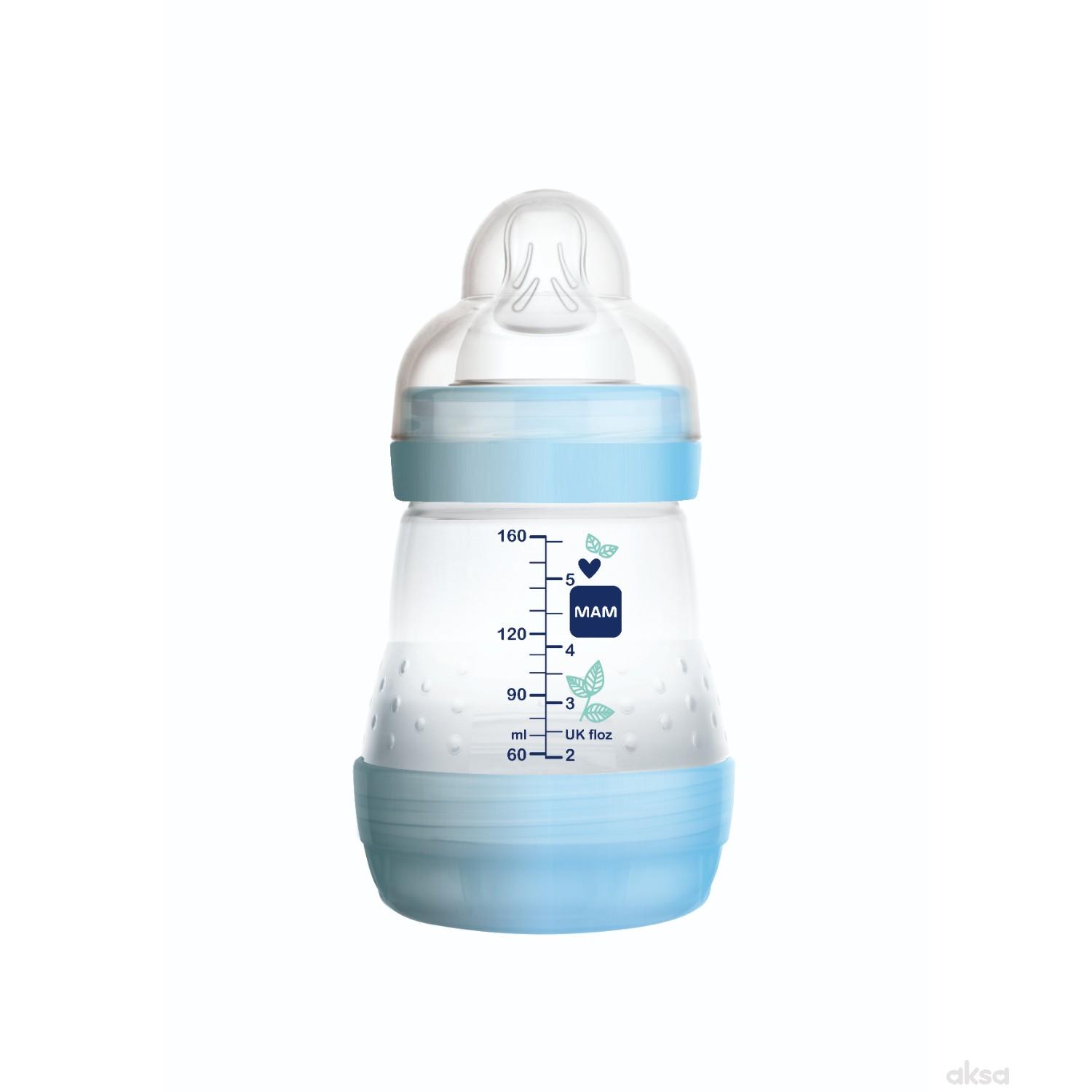 MAM flašica Anticolic 160ml, silikon, 0m+