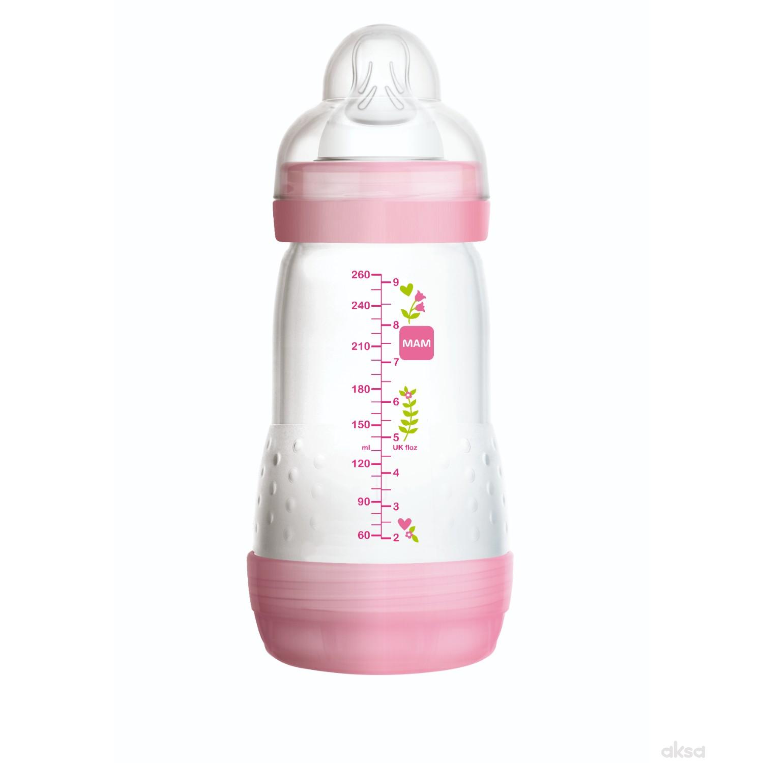 MAM flašica Anticolic 260ml, silikon, 2m+