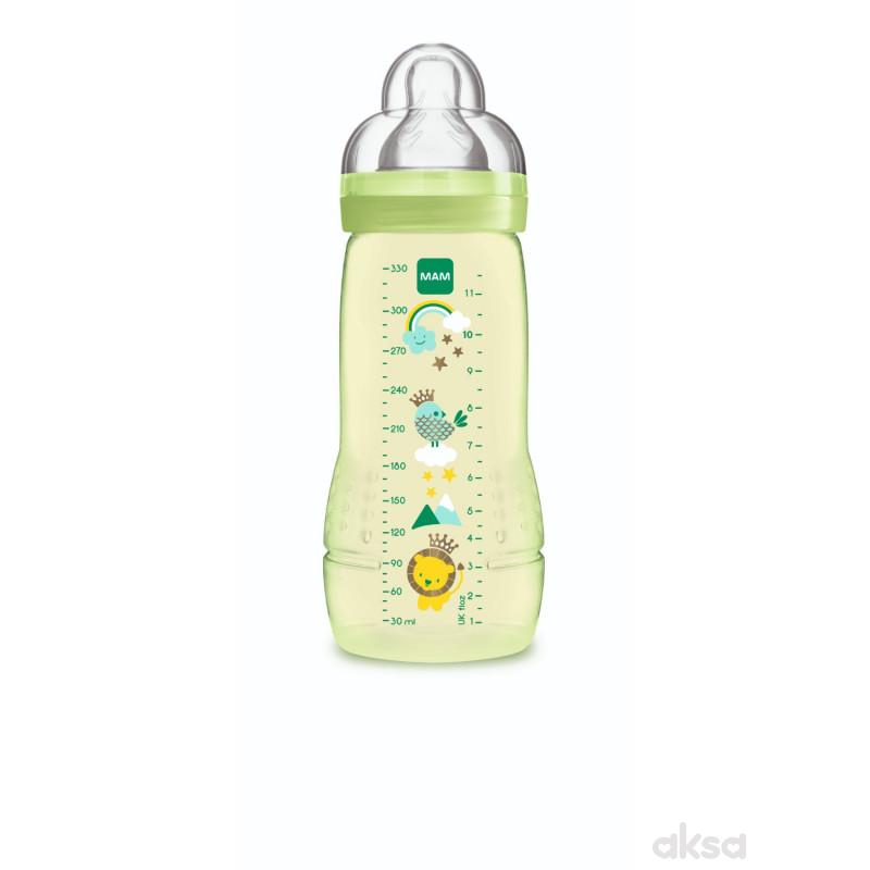 MAM flašica Baby bottle 330ml, silikon, 4m+ 