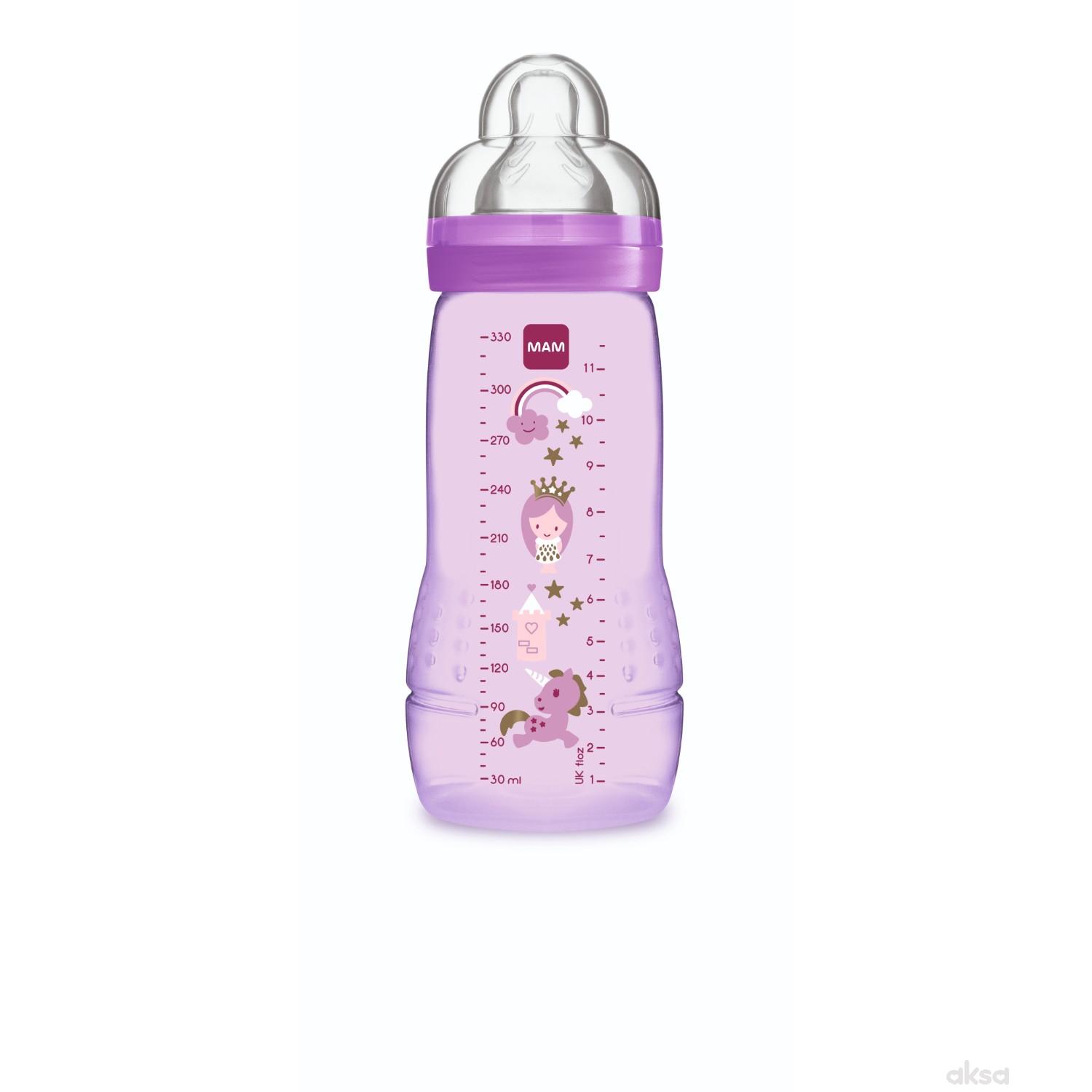 MAM flašica Baby bottle 330ml, silikon, 4m+