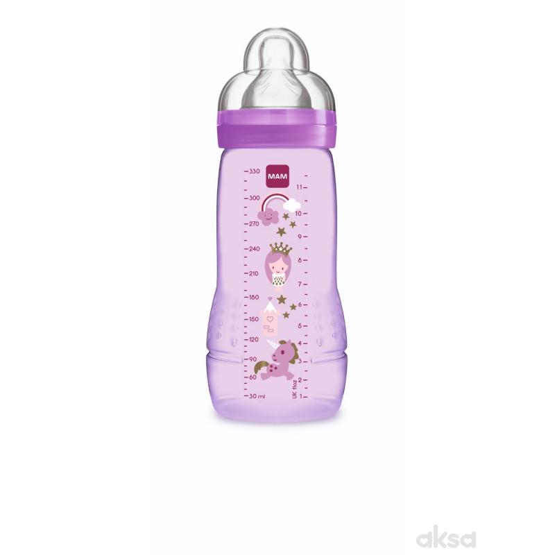 MAM flašica Baby bottle 330ml, silikon, 4m+ 