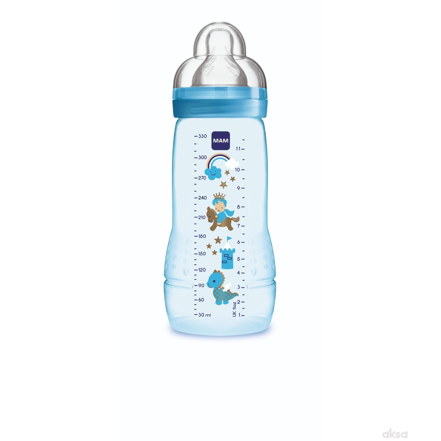 MAM flašica Baby bottle 330ml, silikon, 4m+