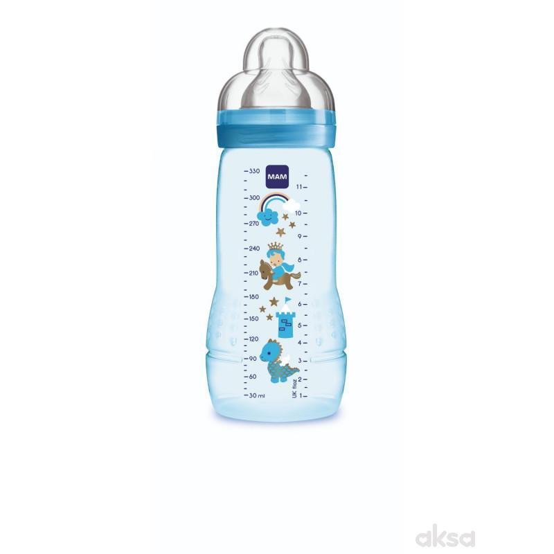 MAM flašica Baby bottle 330ml, silikon, 4m+ 