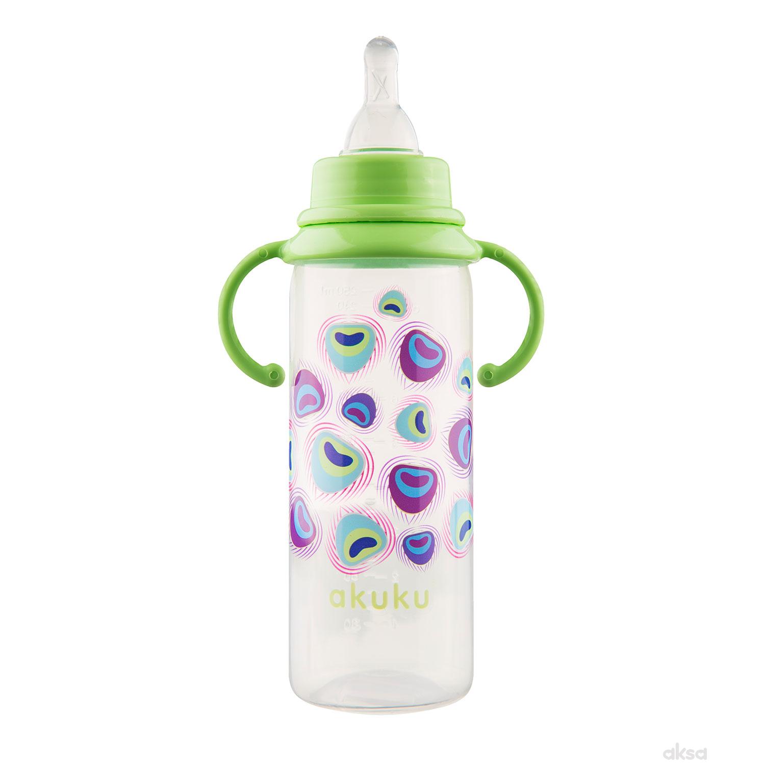 Akuku flašica PP 250 ml, silikon ručke