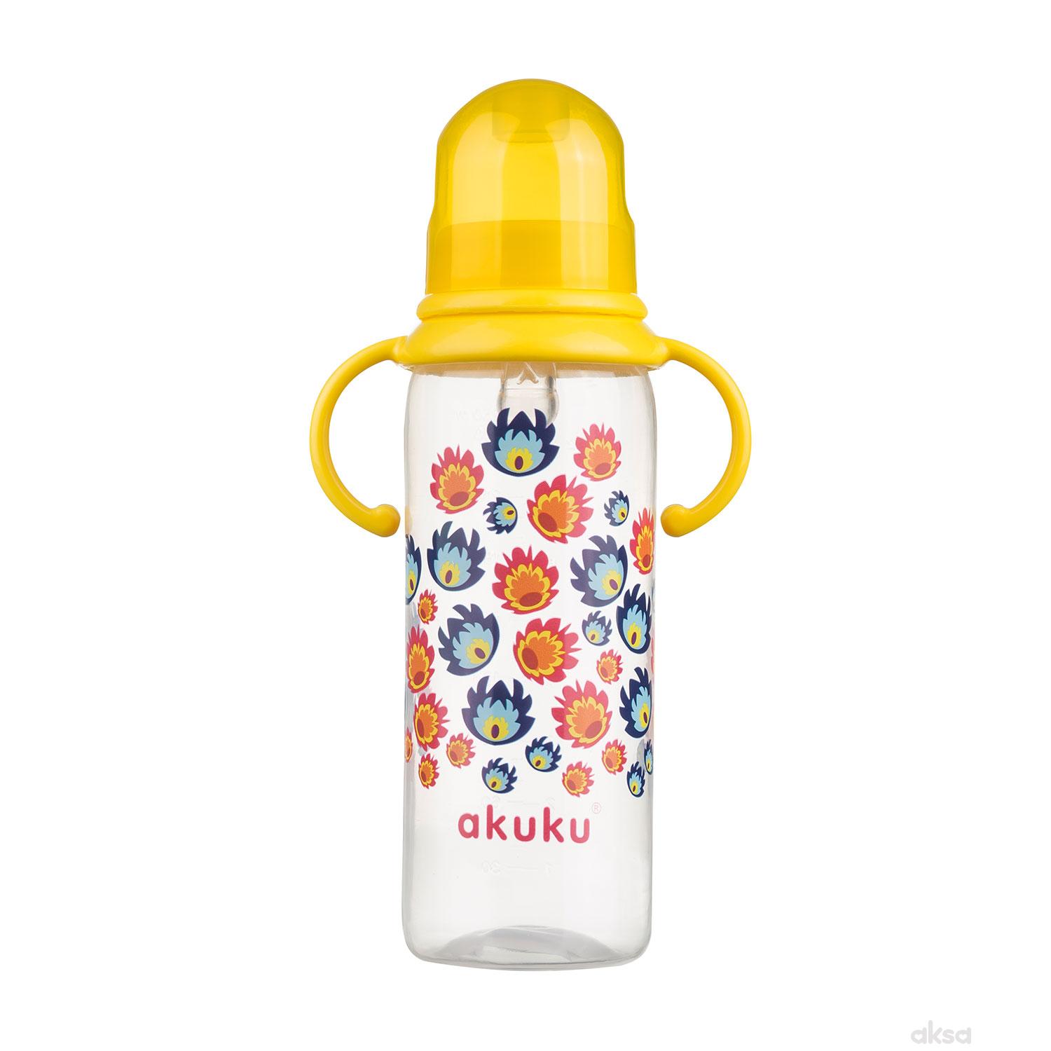 Akuku flašica PP 250 ml, silikon ručke