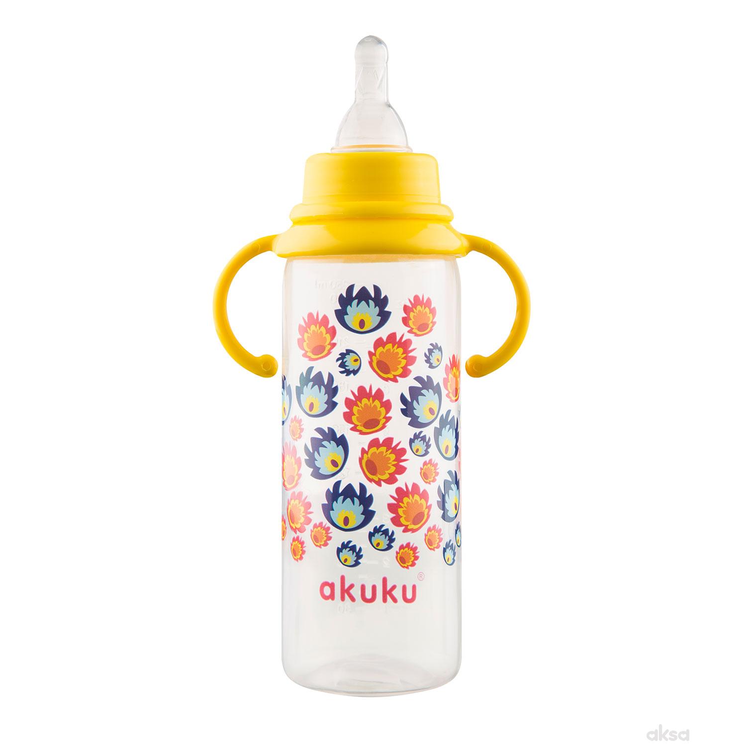 Akuku flašica PP 250 ml, silikon ručke
