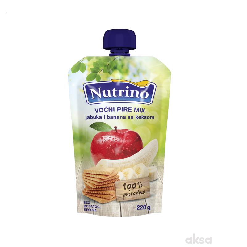 Nutrino pouch mix jabuka i banana sa keksom 220g