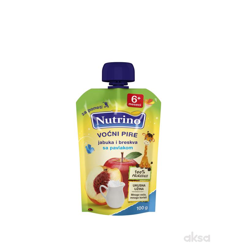 Nutrino pouch jabuka i breskva sa pavlakom 100g