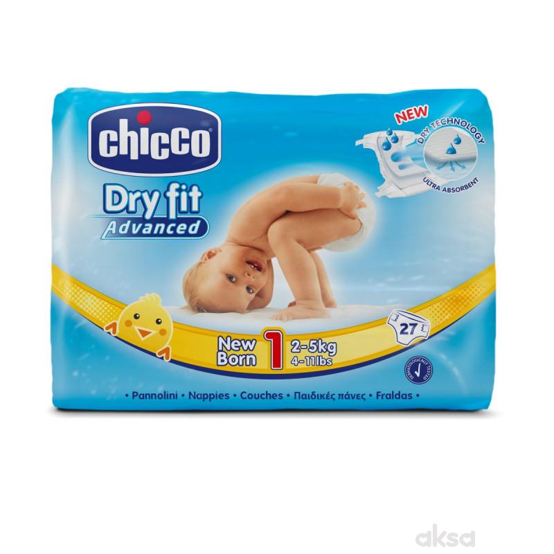 Chicco pelene DRYFIT 1 Newborn, 2-5 kg ,27 kom. 