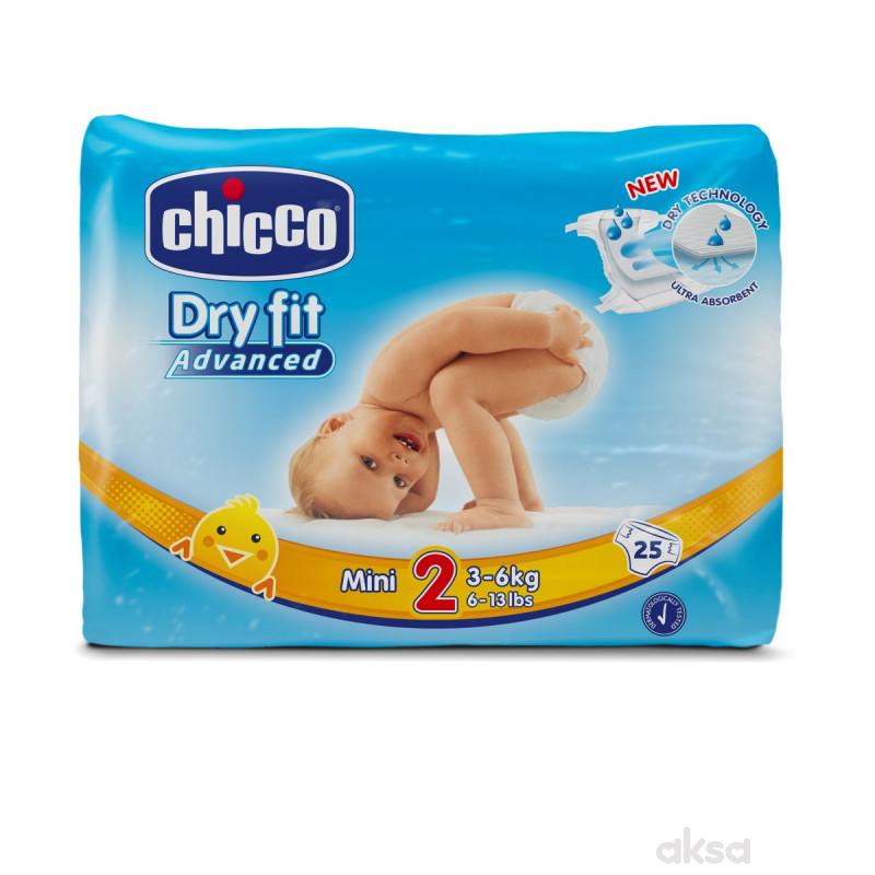 Chicco pelene DRYFIT 2 Mini , 3-6 kg ,25 kom. 