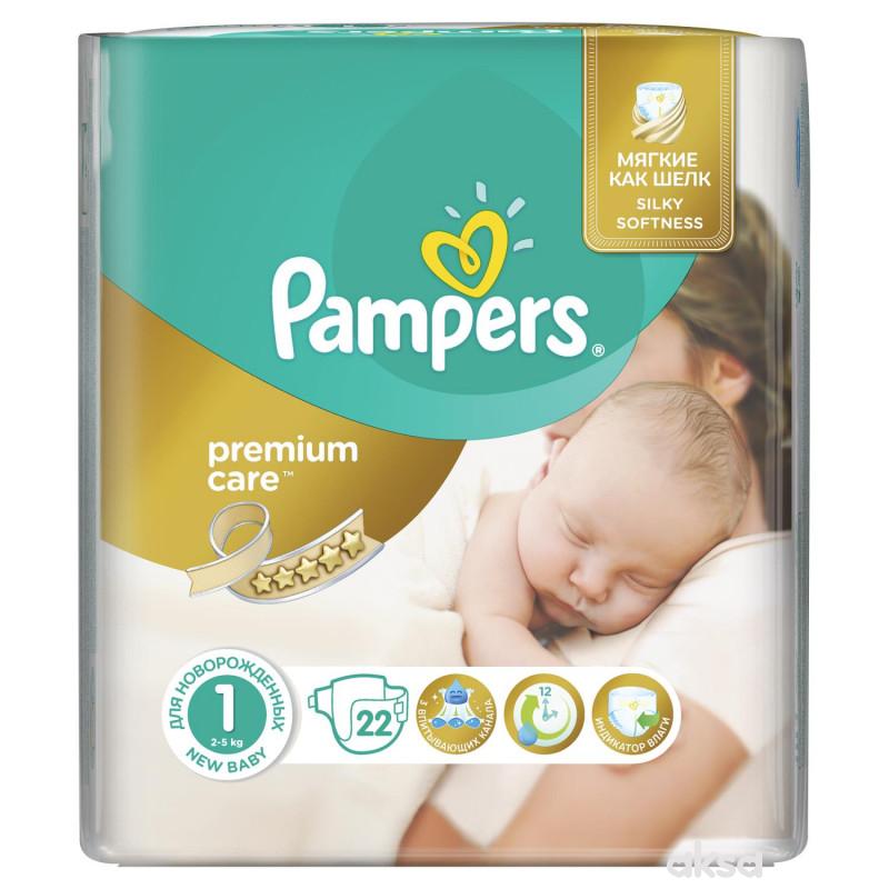 Pampers pelene premium care RP 1 newb 2-5kg 22kom 