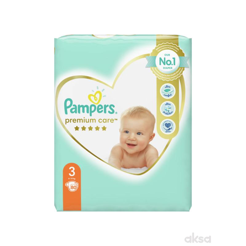 Pampers pelene premium care JP 3 midi 6-10kg 80kom