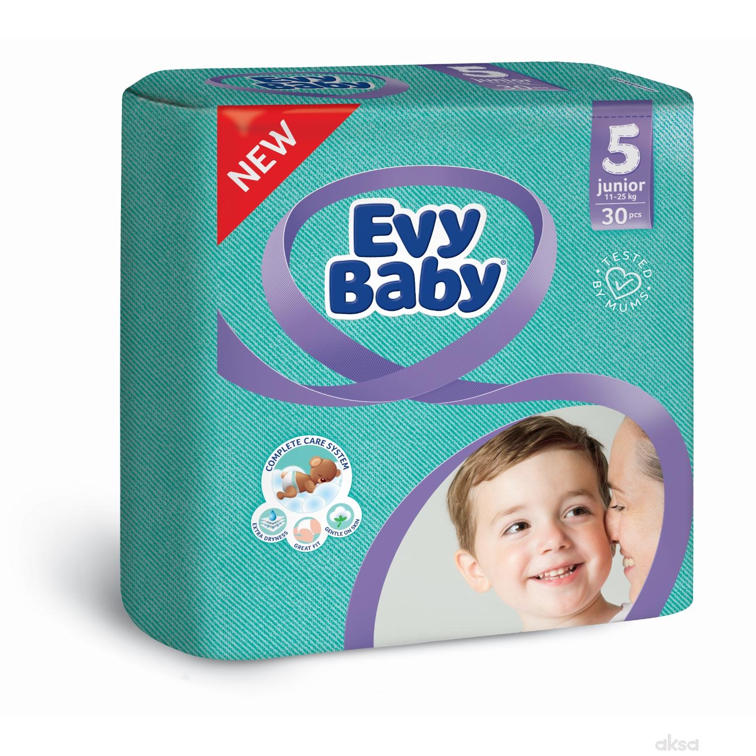 Evybaby pelene twinpack 5 Junior 30kom