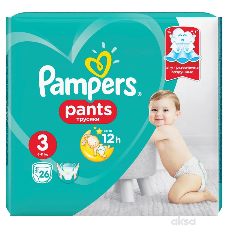 Pampers pants pelene RP 3 midi 6-11kg 26kom 