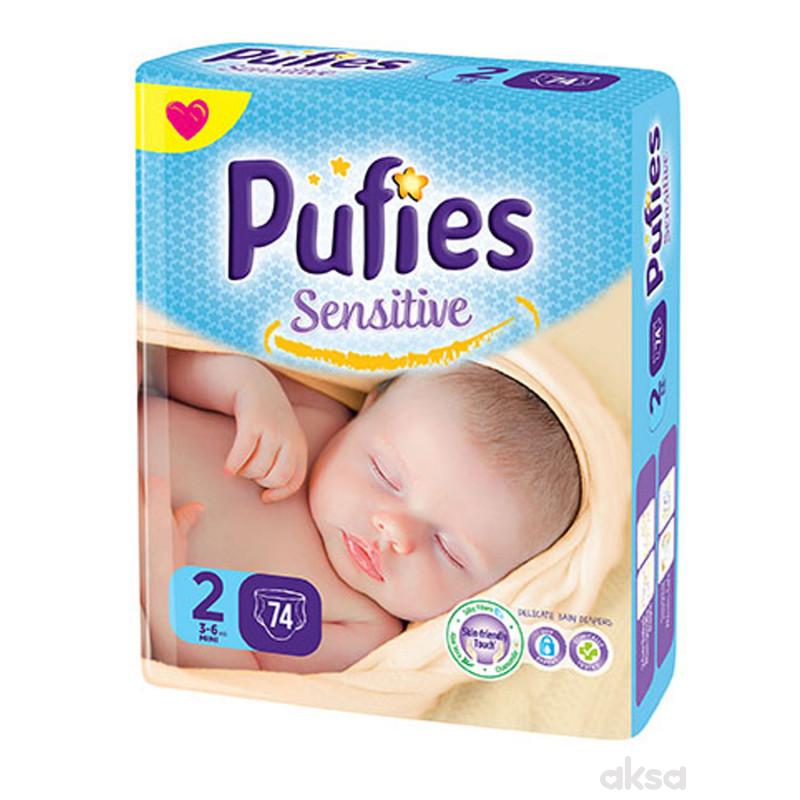 Pufies pelene sensitive MP 2 mini 3-6kg 74kom 