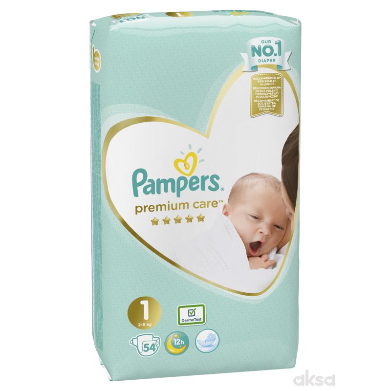 Pampers pelene premium VP 1 newborn 2-5kg 54kom