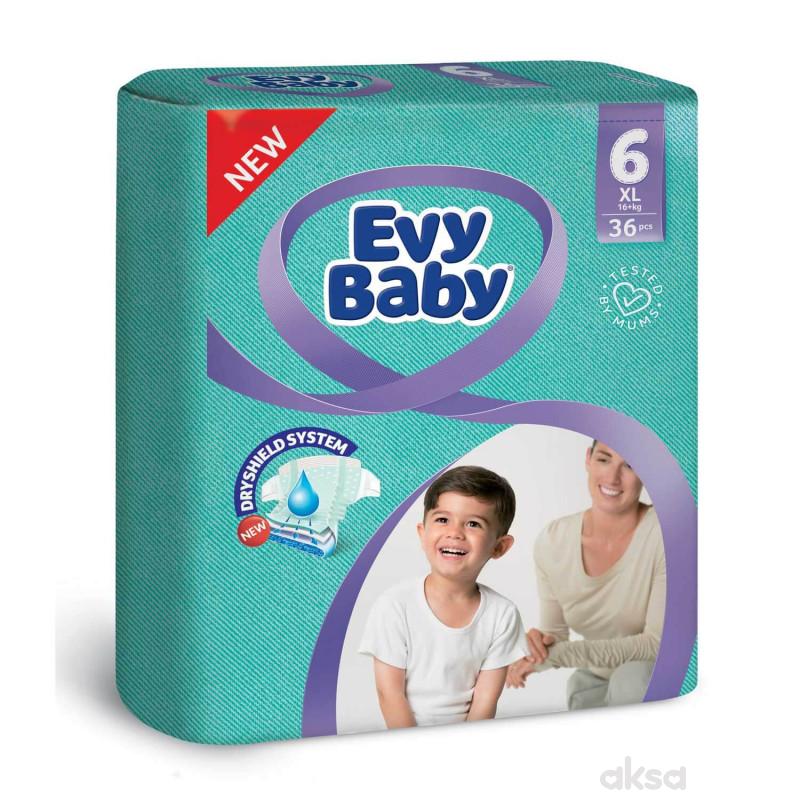 Evy baby pelene 6 XL twinpack 15-30kg 36kom 