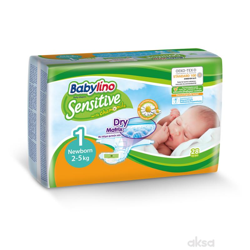 Babylino pelene sensitive 1 newborn 2-5kg 28kom