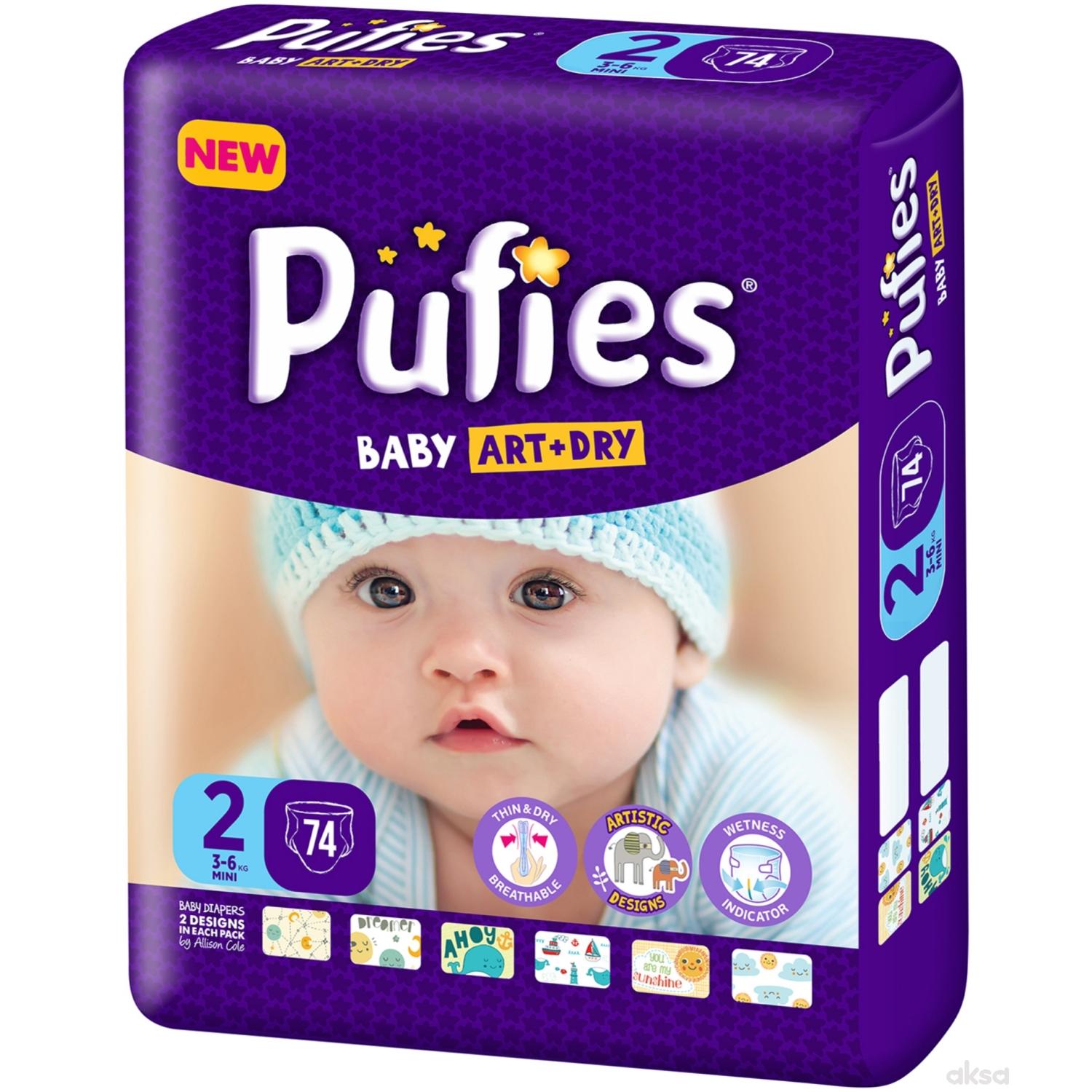 Pufies pelene baby art MP 2 mini 3-6kg 74kom