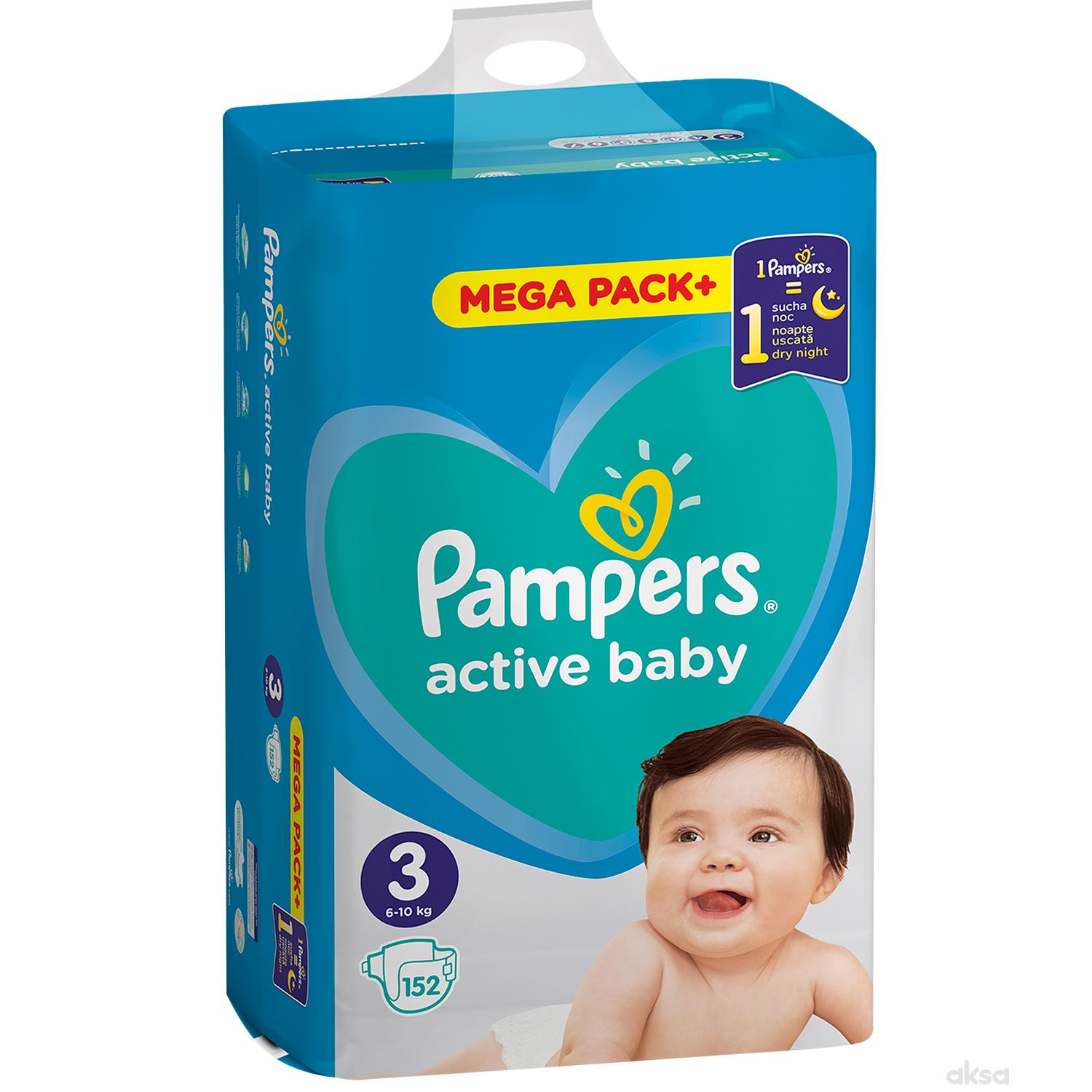 Pampers pelene MB 3 midi 6-10kg 152kom