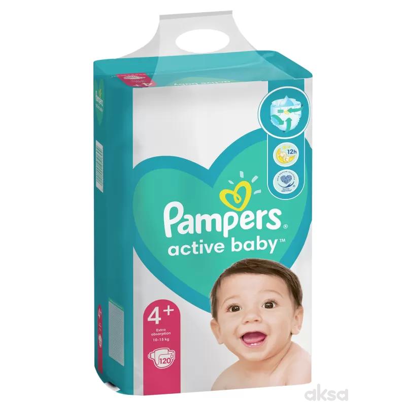 Pampers pelene MB 4+ maxi plus 10-15kg 120kom