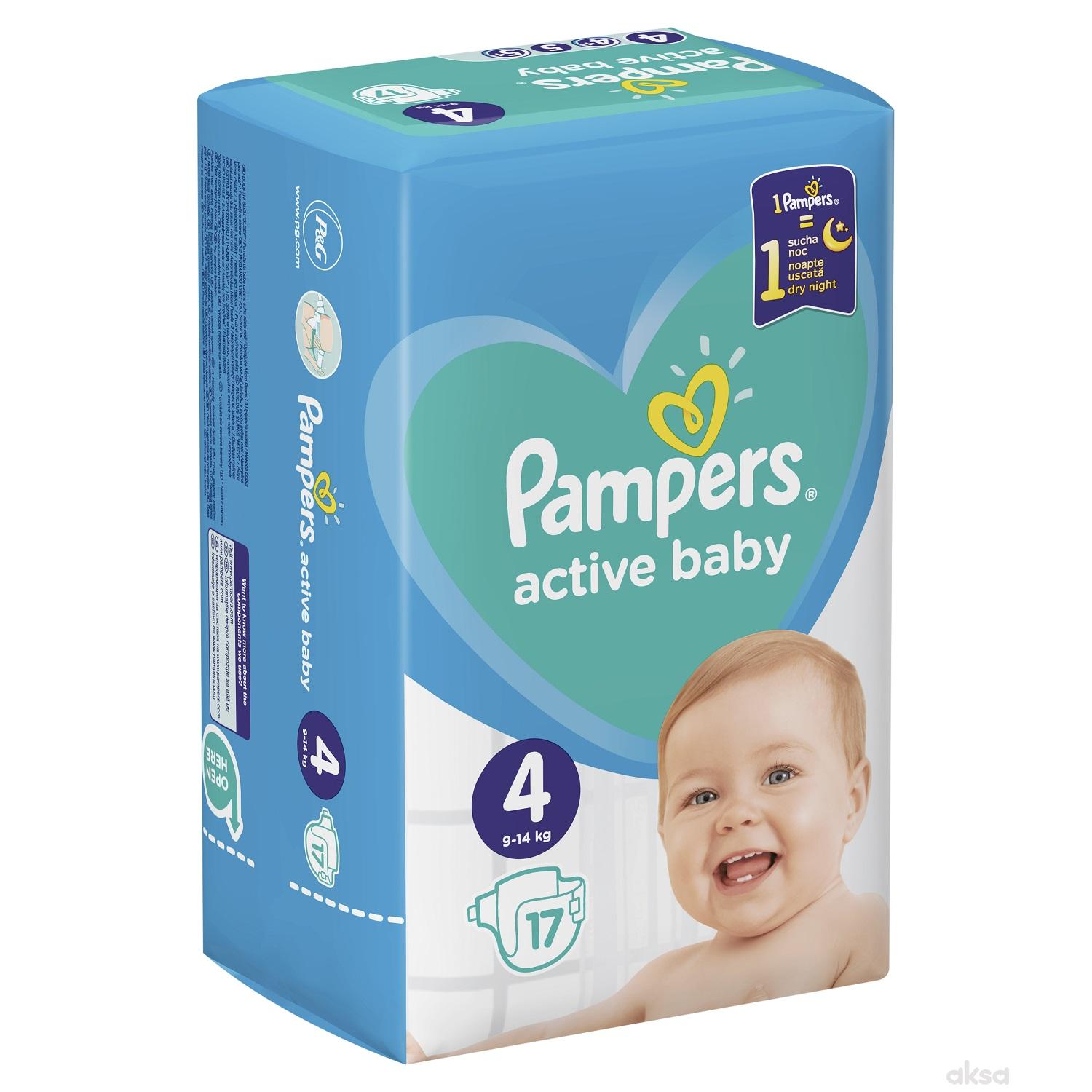 Pampers pelene RP 4 maxi 9-14kg 17kom