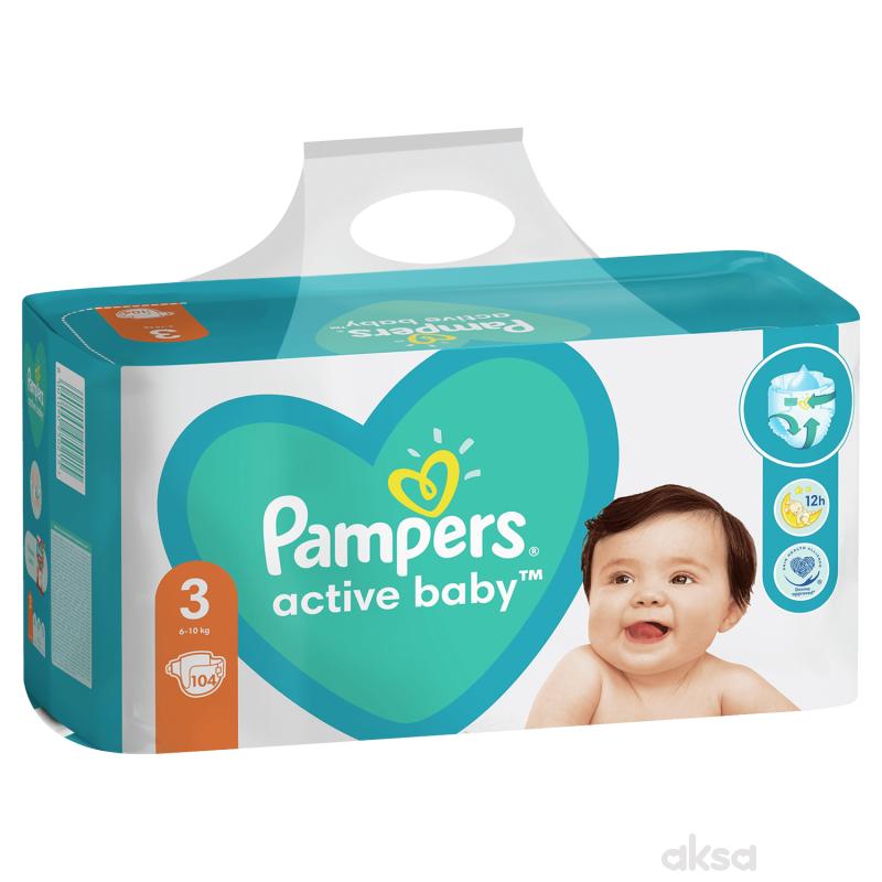 Pampers pelene bag 3 midi 6-10kg 104kom