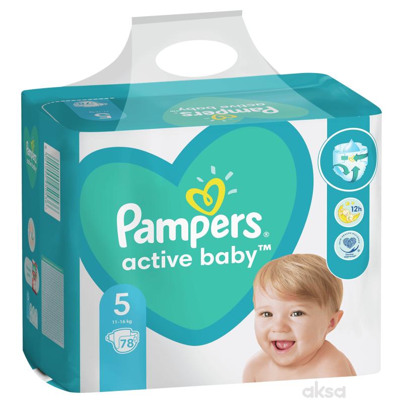 Pampers pelene bag 5 junior 11-16kg 78kom 