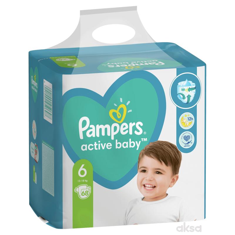 Pampers pelene bag 6 extra large 13-18kg 68kom