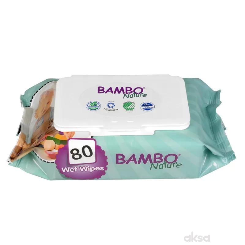 Bambo vlažne maramice 80kom 