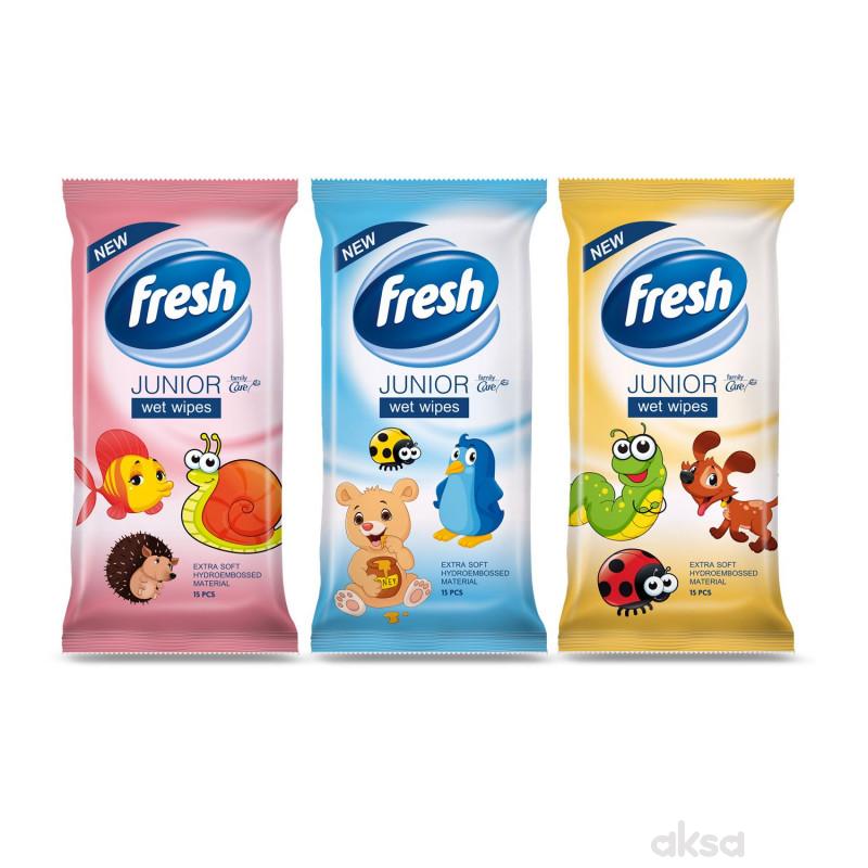 Fresh vlažne maramice junior 15kom