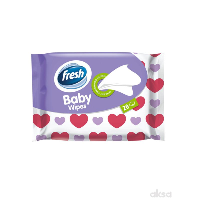 Fresh baby vlažne maramice 20kom