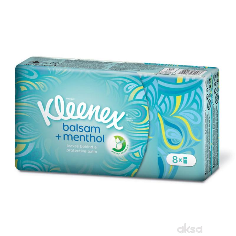Kleenex papirne maramice sa mentolom, 8x9kom