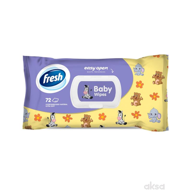 Fresh baby vlažne maramice 72kom