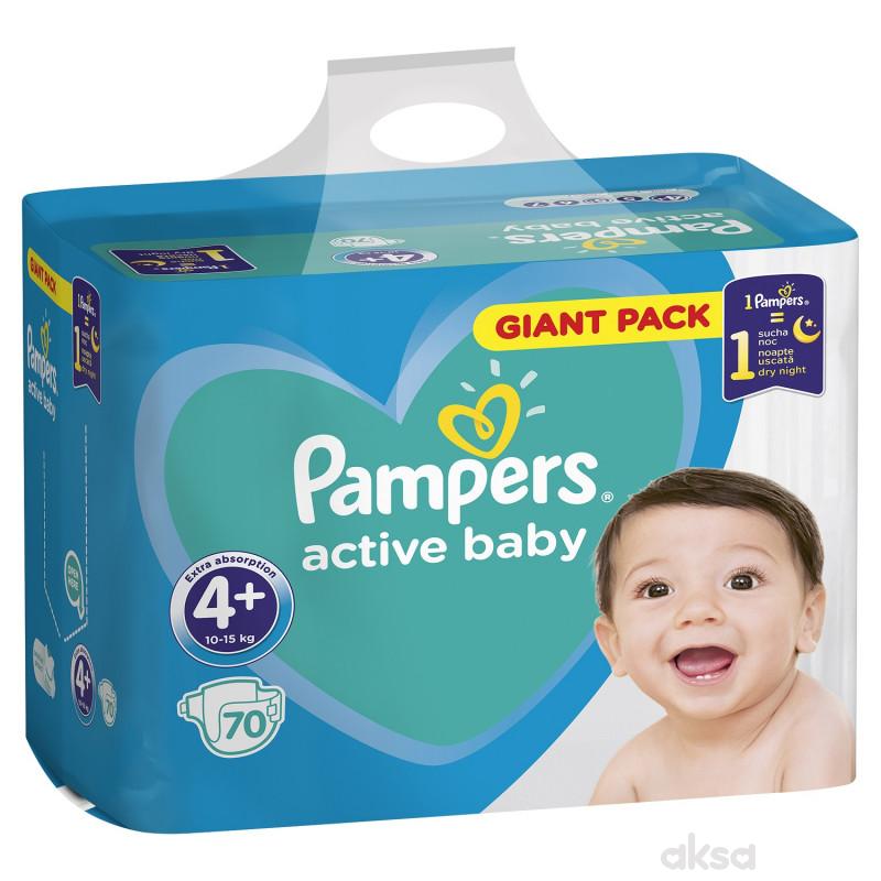 Pampers pelene GP 4+ maxi plus 9-16kg 70kom