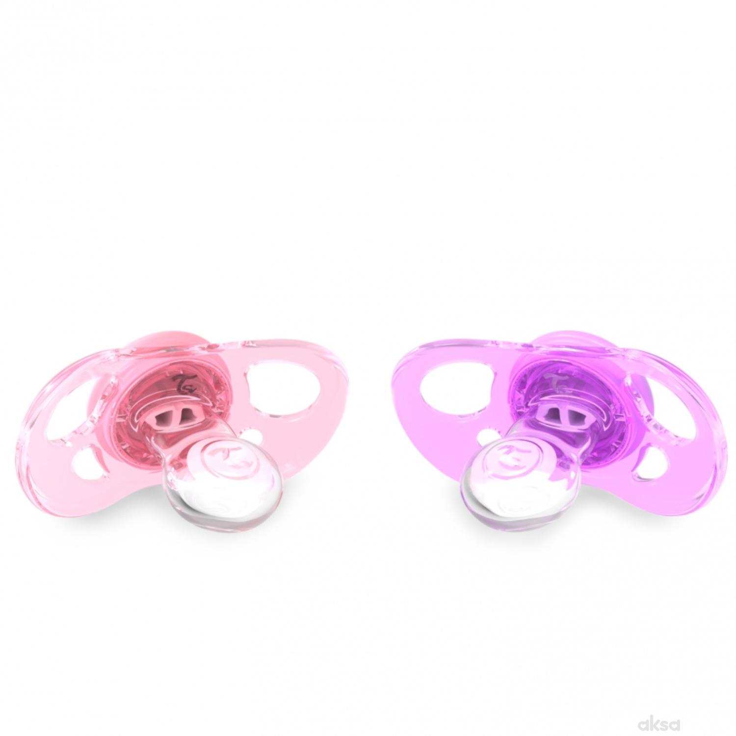 TS laža 6m+ pastelna ljubičasto-roze, 2kom