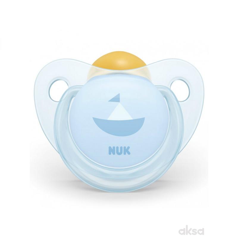 Nuk laža kaučuk Baby blue, 0-6m new 