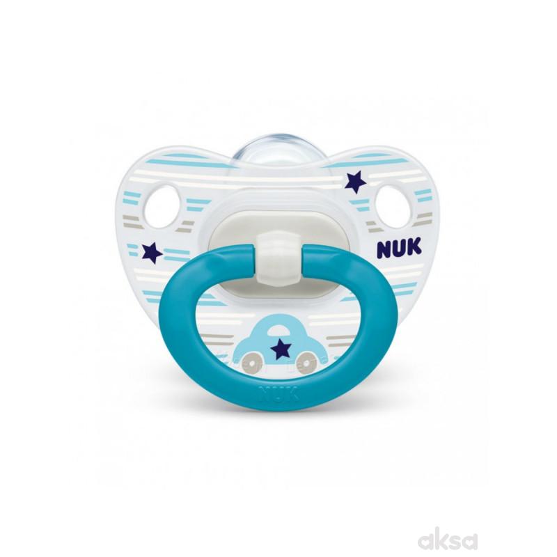 Nuk laža silikon Happy days, 0-6m new
