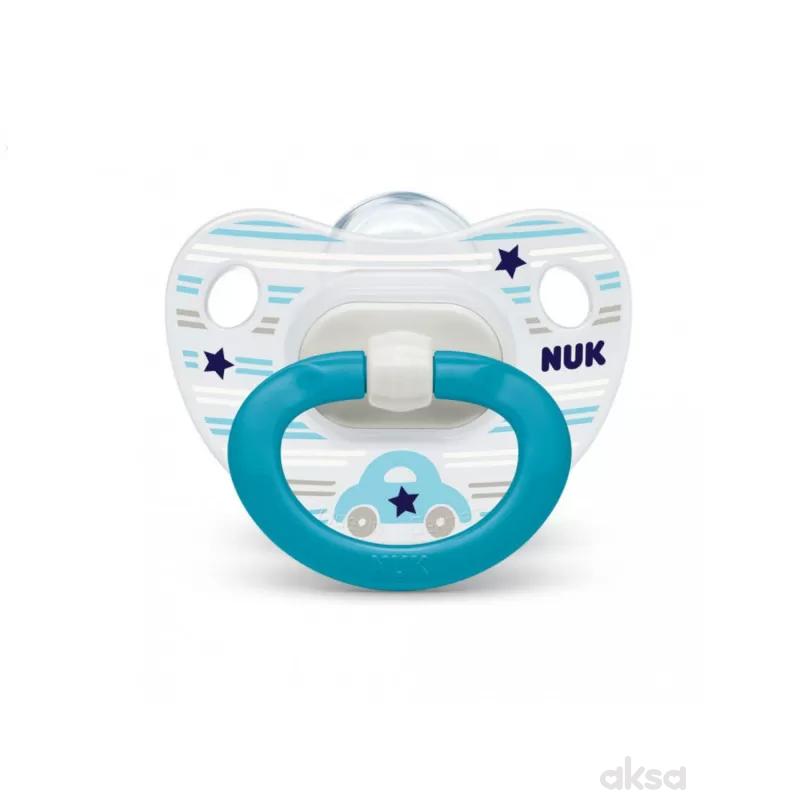 Nuk laža silikon Happy days, 6-18m new