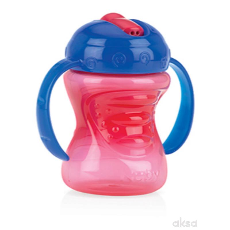 Nuby čaša sa slamčicom 240ml