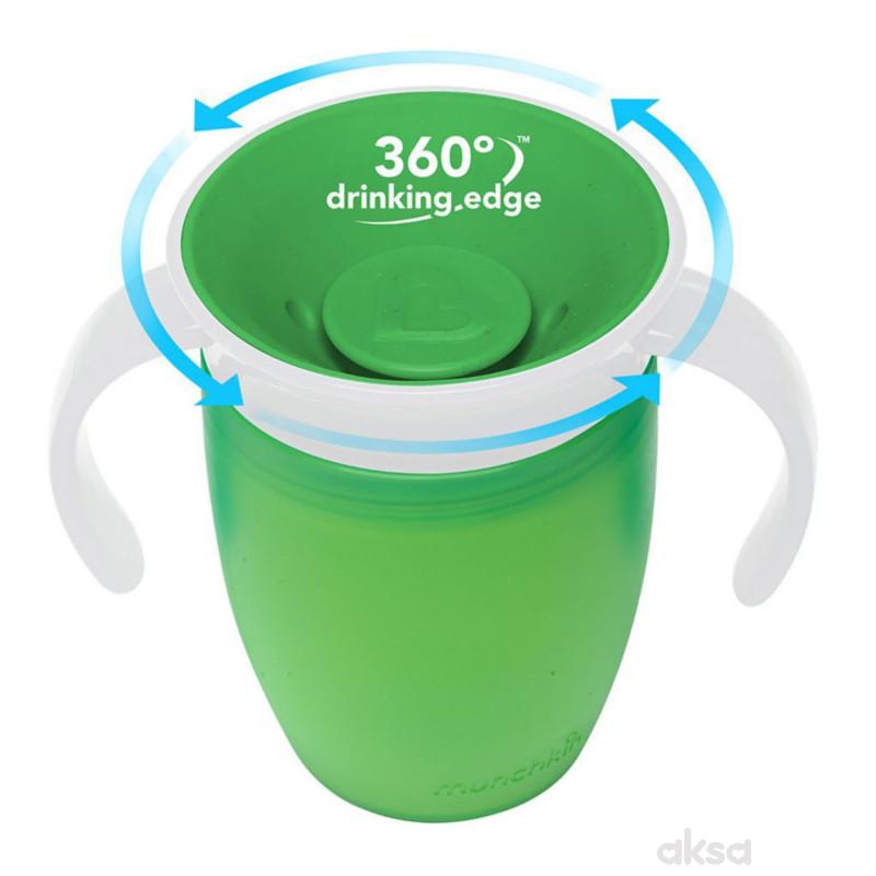 Munchkin čaša sa ručkama Miracle 360, 207ml, 6m+