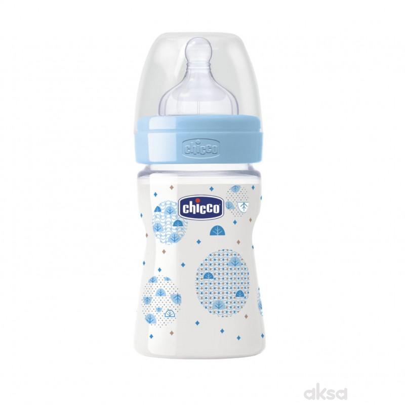 Chicco PP flašica Giotto, 150 ml, sil. dečaci 0m+ 