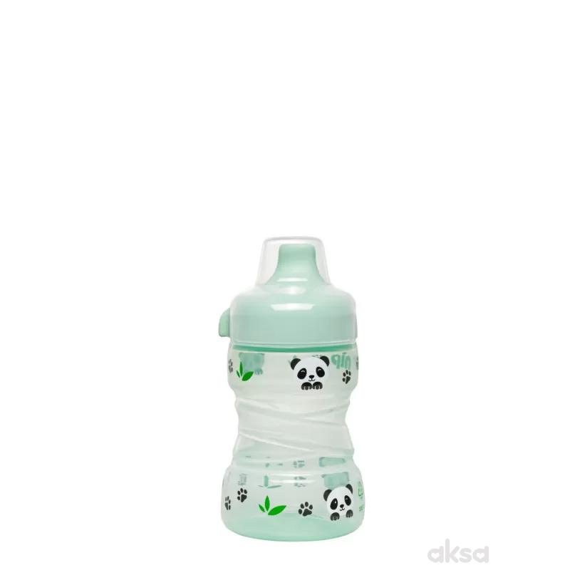 Nip trening fl. t.pisak Panda no-spill 260ml 9m+