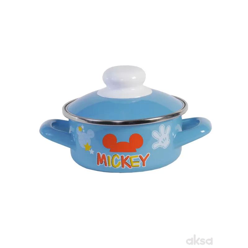 Metalac plitka šerpa sa poklopcem 12cm Miki 