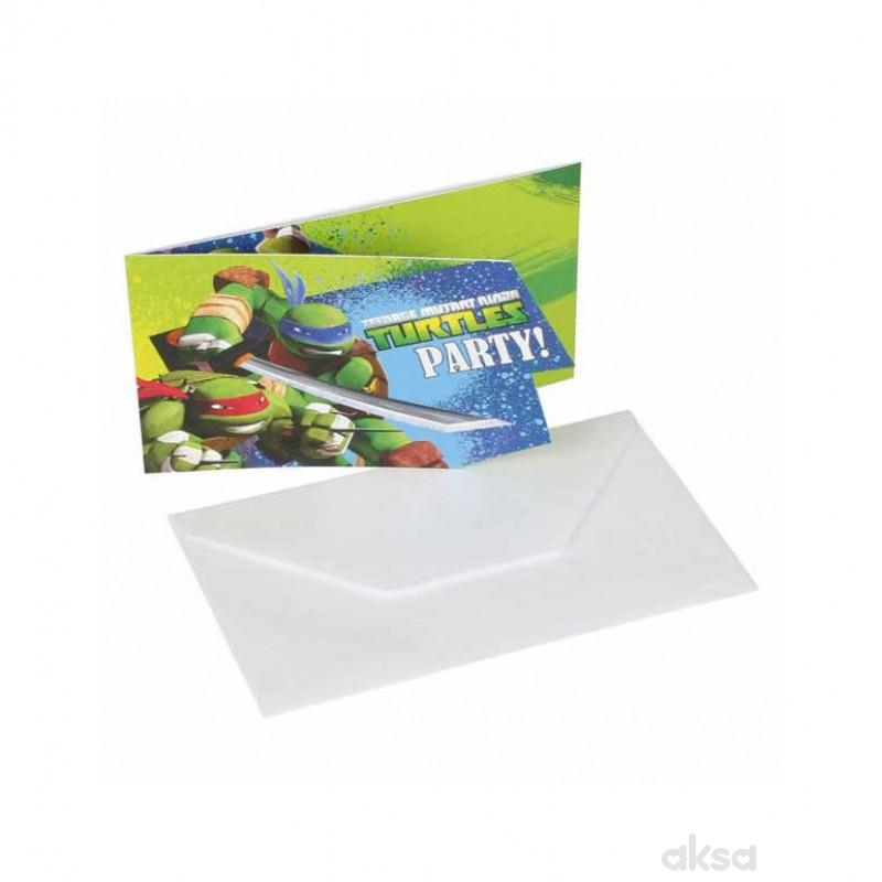 Marina Co Nindža kornjače pozivnice 