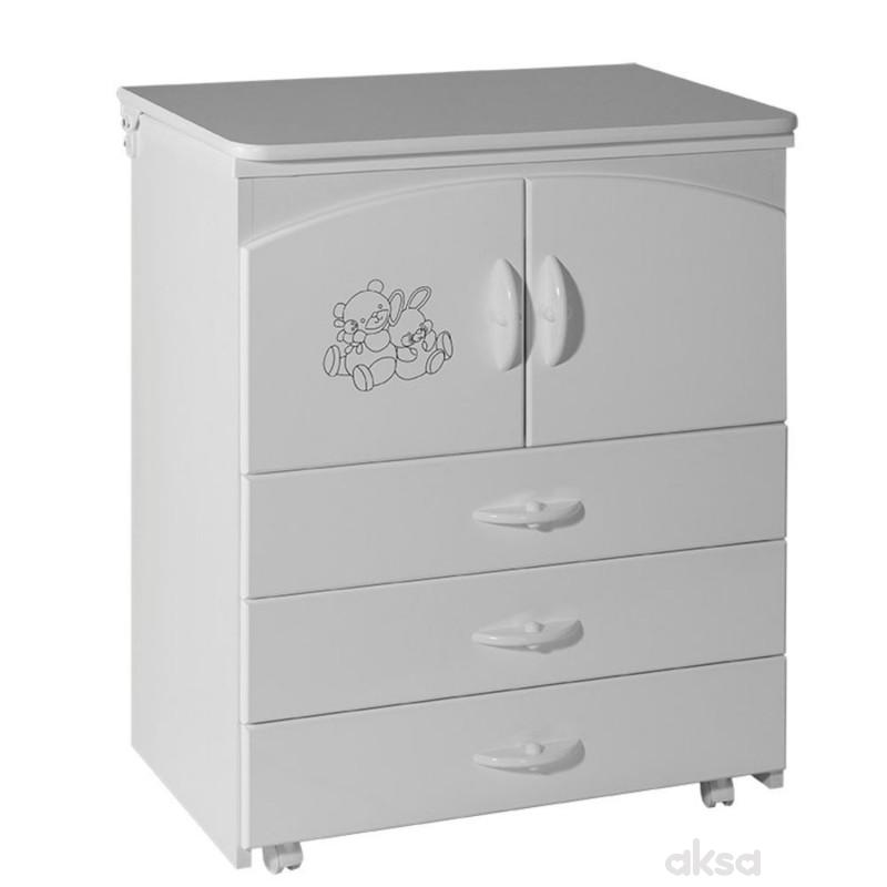 Bambino komoda Vendy, bela 