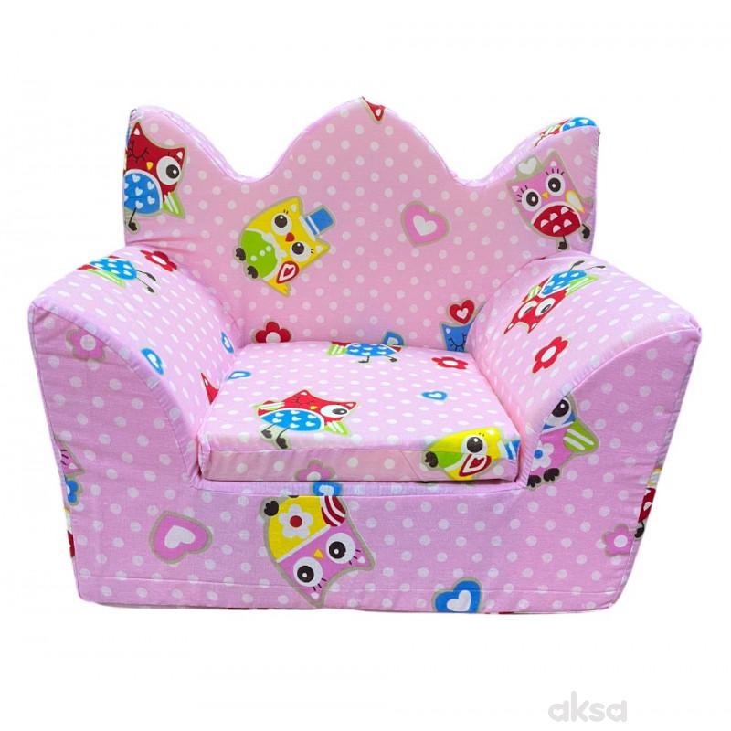 Đokic fotelja kruna, devojčica 